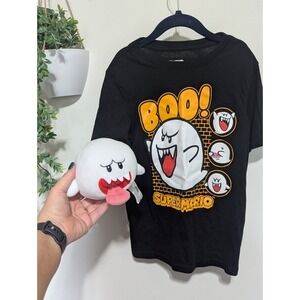 Super Mario Boo ghost shirt 8 & Boo plush
